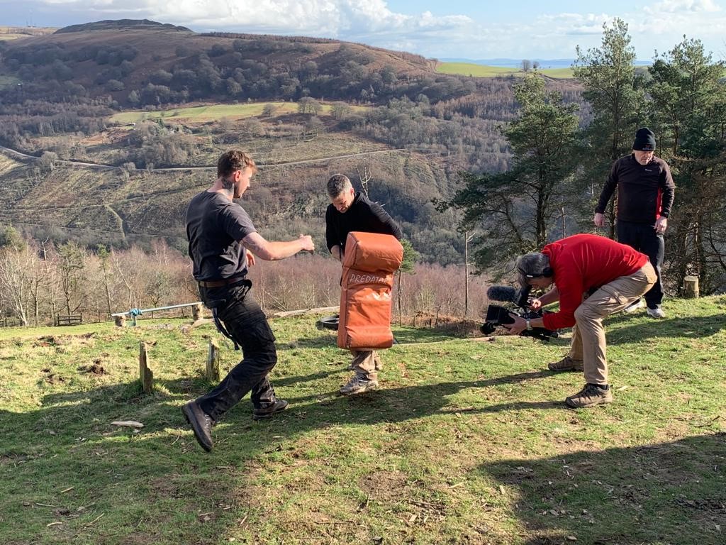 Paul directing and filming colleagues