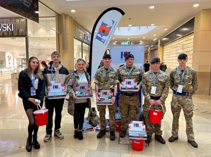 The military legal team volunteering at Cardiff Poppy Day