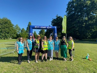 Our Trusts and Estates Administration and Nursing Care teams at Cardiff race for life in support of Cancer Research UK