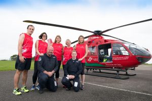 Hugh James raised £1,700 for Wales Air Ambulance in the Cardiff Half Marathon
