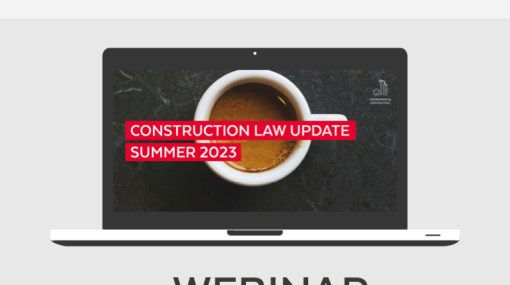 Webinar Replay: Construction Law Update