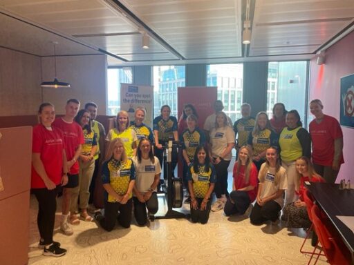 Hugh James Serious Injury team cycle over 100 miles in the office to raise awareness and donations for Headway Cardiff and South East Wales. 