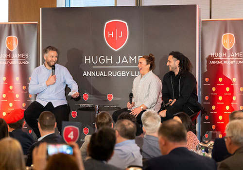 Hugh James Rugby Lunch 2023 Ryan Jones and guests