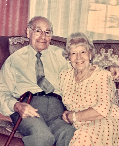 Irene Langely and her husband Harold