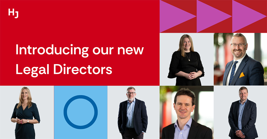 Introducing our new Legal Directors (pictured top-to-bottom, left-to-right) Michelle Evans, Justin Davies, Phoebe Osborne, Carlos Land, Austin Gill, and Mark Lane