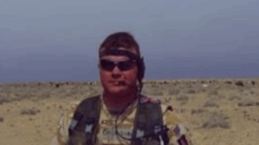 Philip Hopla in military uniform