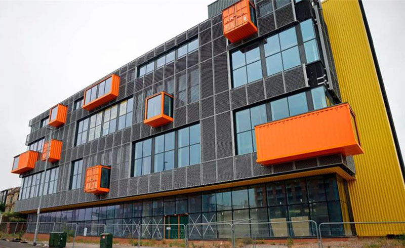 An exterior shot of Mill Street in Newport, South Wales